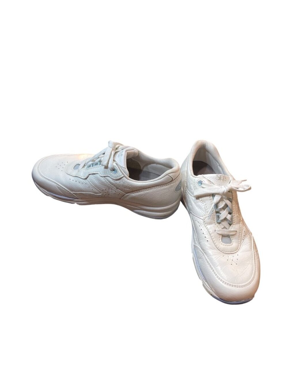 SAS Tripad Walk for Life wms white blue low leather sneakers sz 8W SKU 10-334